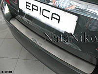 Накладка на бампер Chevrolet Epica 2006- без загиба NataNiko
