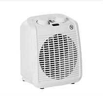 Підлоговий тепловентилятор 2кВт 220В побутовий обігрівач з термостатом Equation (Гарантія 2 роки) Білий