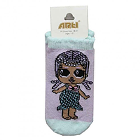 Легкие носки детские для девочки с куколкой Лол LOLТурция 200022 Фиолетовый