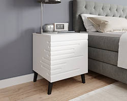 Біла приліжкова тумба NOVA  - комплект из 2-х шт (CAMA)