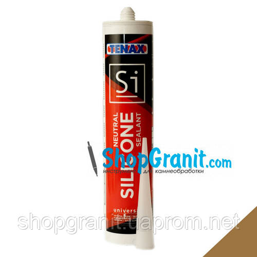 Cіліконовий клей-герметик коричневий Tenax Si Silicon Brown 300мл. для ...