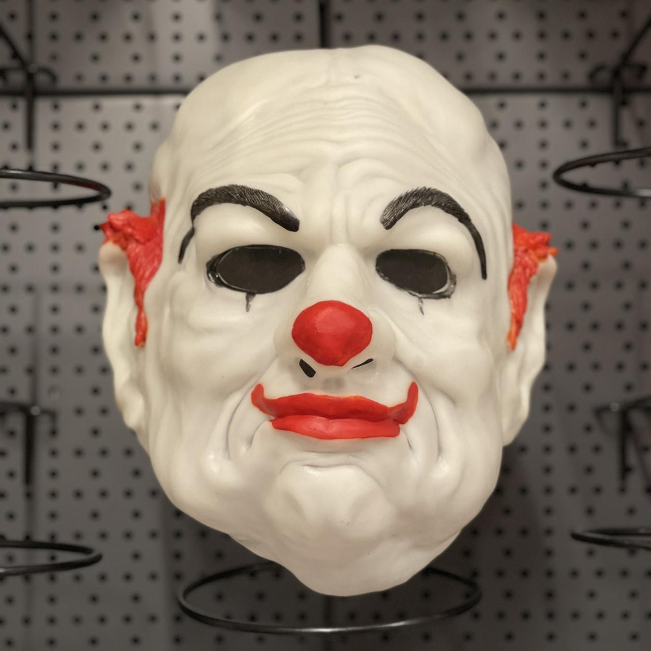 Маска латексна "Клоун" на Хелловін, Маска резиновая "Клоун" на хэллоуин
