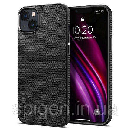 Чохол Spigen для iPhone 14 Plus / 15 Plus - Liquid Air, Matte Black (ACS04891), фото 1