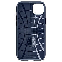 Чохол Spigen для iPhone 14 - Liquid Air, Navy Blue (ACS05038), фото 4