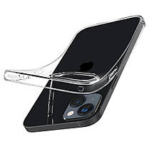 Чохол Spigen для iPhone 15 Plus / 14 Plus - Liquid Crystal, Crystal Clear (ACS04887), фото 5