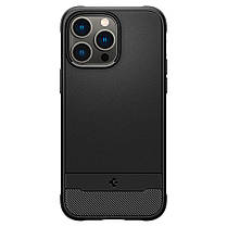 Чохол Spigen для iPhone 14 Pro - Rugged Armor MAG (сумісний з MagSafe) Black (ACS04956), фото 5