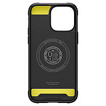 Чохол Spigen для iPhone 14 Pro - Rugged Armor MAG (сумісний з MagSafe) Black (ACS04956), фото 6