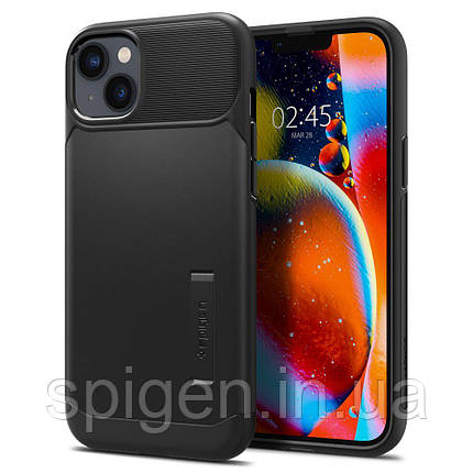 Чохол Spigen для iPhone 14 Slim Armor, Black (ACS04683), фото 1