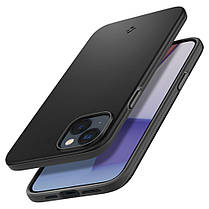 Чохол Spigen для iPhone 14 - Thin Fit, Matte Black (ACS04788), фото 6