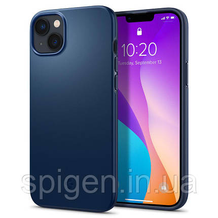 Чохол Spigen для iPhone 14 Plus / 15 Plus - Thin Fit, Navy Blue (ACS04775), фото 1