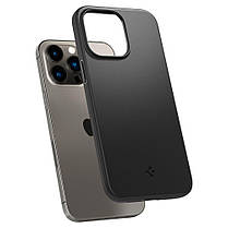 Чохол Spigen для iPhone 14 Pro Max - Thin Fit, Matte Black (ACS04766), фото 6