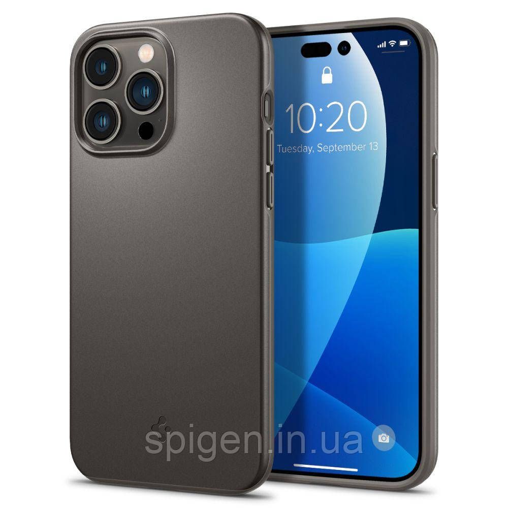 Чохол Spigen для iPhone 14 Pro Max - Thin Fit, Gunmetal (ACS04767)