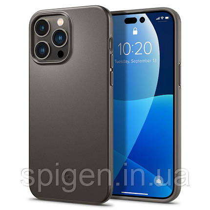 Чохол Spigen для iPhone 14 Pro Max - Thin Fit, Gunmetal (ACS04767), фото 1