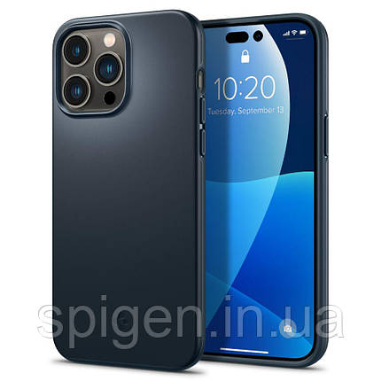 Чохол Spigen для iPhone 14 Pro Max - Thin Fit, Metal Slate (ACS04768), фото 1