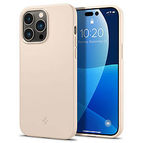 Чохол Spigen для iPhone 14 Pro Max - Thin Fit, sand beige (ACS04770)