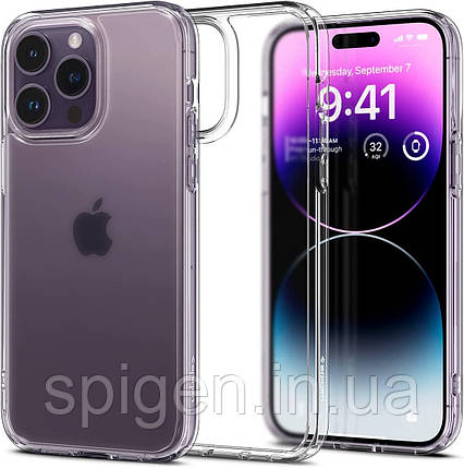 Чохол Spigen для iPhone 14 Pro - Ultra Hybrid, Frost Clear (ACS04967), фото 1