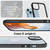 Чохол Spigen для iPhone 14 Plus / 15 Plus - Ultra Hybrid, Matte Black (ACS04895), фото 6