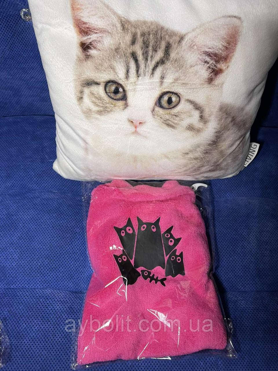 Кофта Smart Pet Для котів (Колір малиновий)(Коти 3 Fish), фото 1