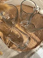 Чашка Uniglass Atlanta стеклянная 300мл (50834-МСT6XB/sl)