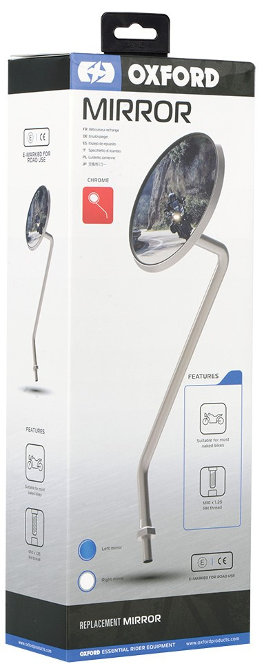 Дзеркало Oxford Mirror Dlx Chrome - ліве