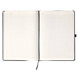 Блокнот Axent Partner Grand (великий, у клітинку, чорний), фото 4