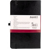 Блокнот Axent Partner Lux (середній, у клітинку, чорний), фото 4