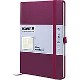 Блокнот Axent Partner Prime (середній +, у клітинку, винний), фото 3