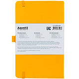 Блокнот Axent Partner (середній, у клітинку, жовтий), фото 3