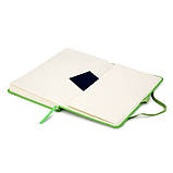 Блокнот Axent Partner (середній, у клітинку, салатовий), фото 5