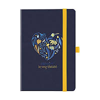 Блокнот Axent Partner Ukraine in my heart (середній, у клітинку, синій)