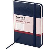 Блокнот Axent Partner (кишеньковий, у клітинку, синій), фото 3