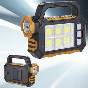 Ліхтар ручний HS-8029 на сонячній батареї LED лампа з 3-ма режимами освітлення