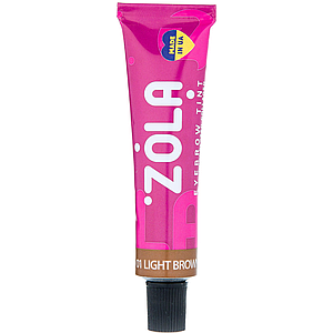Фарба для брів із колагеном ZOLA Eyebrow Tint With Collagen 15 мл, 01 Light Brown