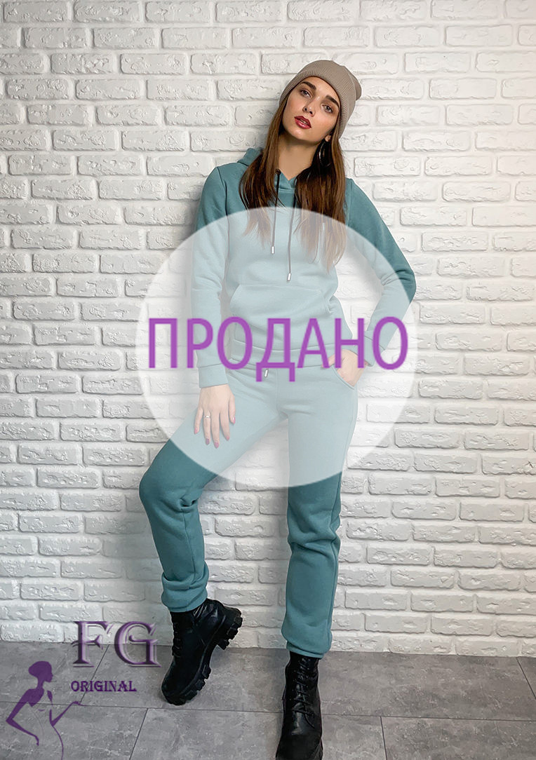 Теплий жіночий костюм з турецької тринитки "Factor"