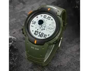 Чоловічий годинник Skmei 1820AGBK Army-green White