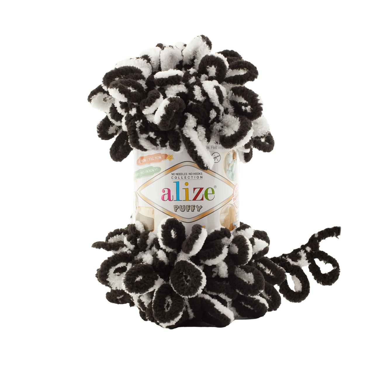 Alize PUFFY (Пуффi) № 867 далматинець (Пряжа, нитки для в'язання руками), фото 1
