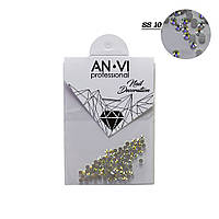 Стрази для дизайну нігтів Swarovski ANVI Professional "Crystal Pixie" №SS10, 100 шт