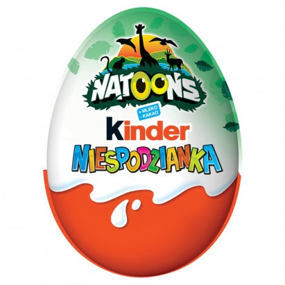 Яйце Шоколадне Kinder Natoons Niespodzianka 20 г Польща