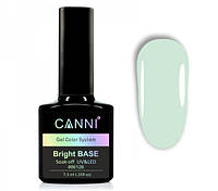 Цветное базовое покрытие CANNI Bright Base №651 нежный мятный, 7.3мл