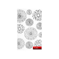 Наклейка для дизайна ногтей Kodi Professional "Silver" Nail Art Stickers YL003