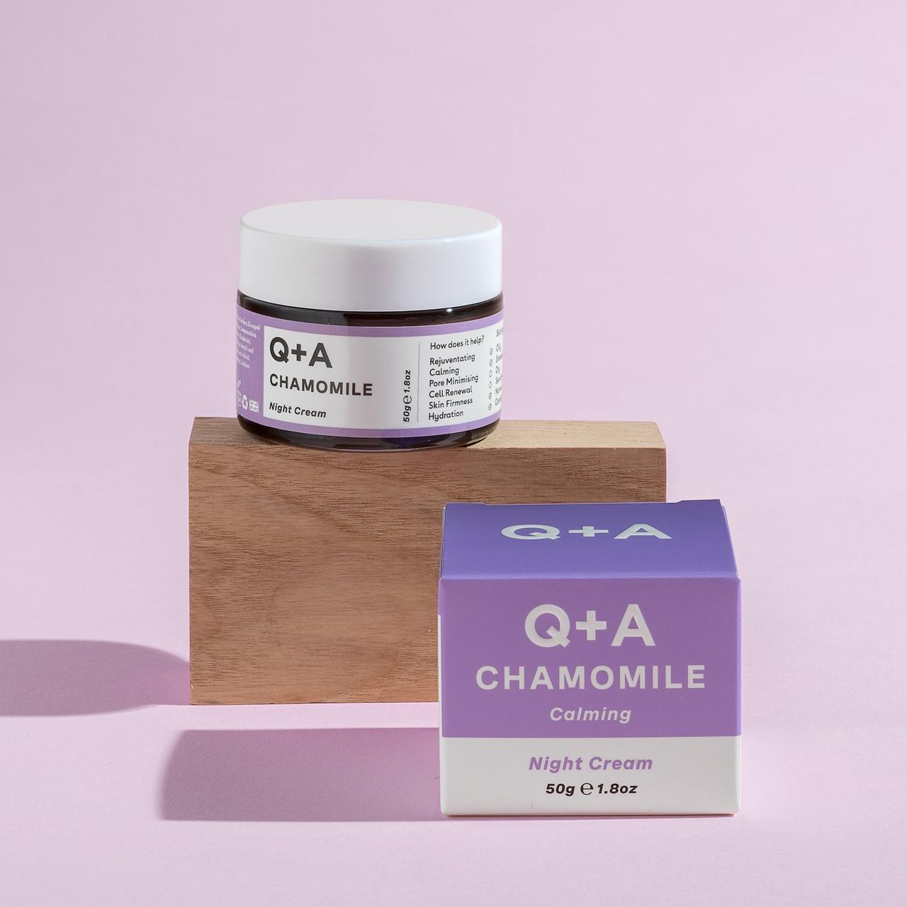 Нічний крем для обличчя Q+A Chamomile Calming Night Cream, фото 1