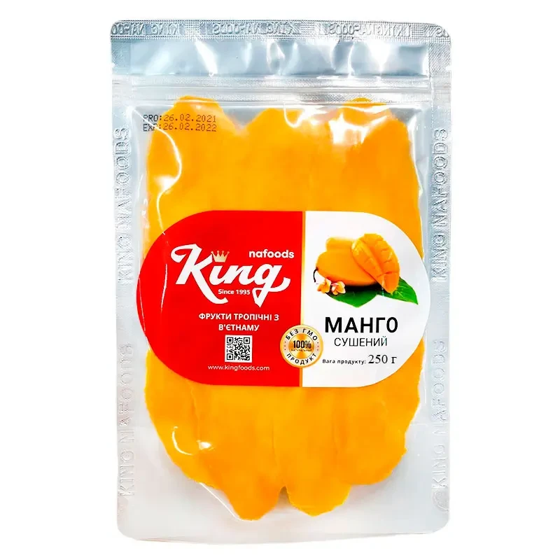 Сушене натуральне манго King NAFOODS 250 г