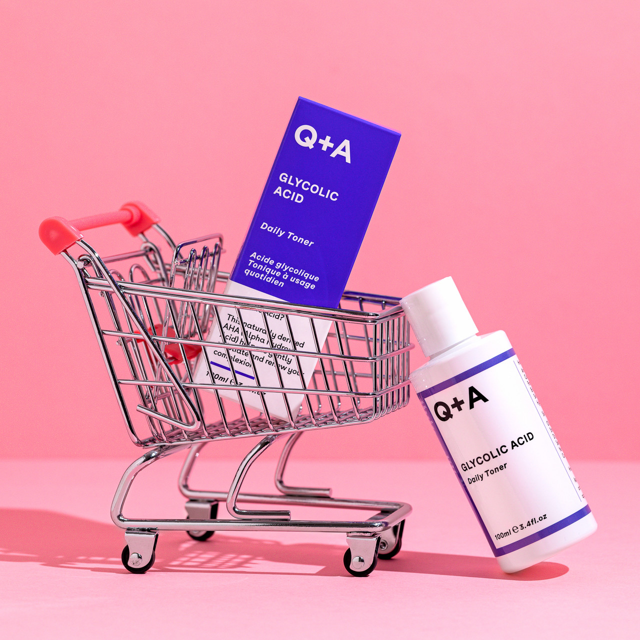 Тонер для обличчя з гліколевою кислотою Q+A Glycolic Acid Daily Toner