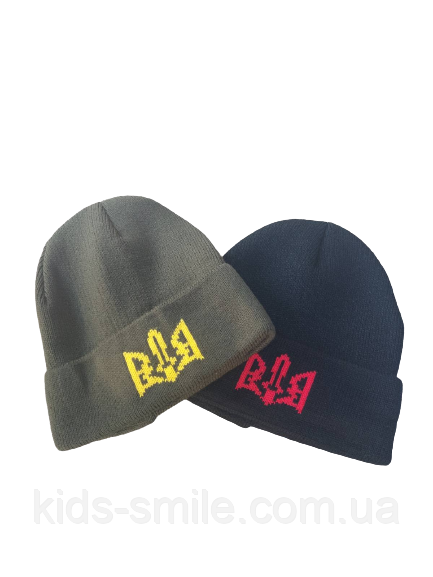 Шапки чоловічі теплі в'язані