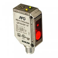 Фотодатчик IP69K, диффузный, NPN NO+NC, SN=1000 мм, AISI 316L, 1кГц, штекер M8, QFR8/BN-1F Micro detectors