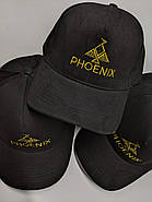 Кепка бейсболка з вашим логотипом Чорна, фото 3