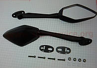 Дзеркала (чорні) багатокутні (8 mm) "KOSO"