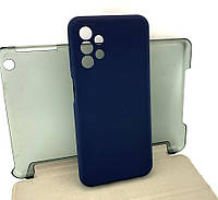 Чехол на Samsung A13, A135 4G накладка Color Full Case бампер силиконовый синий