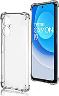 Прозрачный чехол MultiCam Tecno Camon 19 (усиленный углами)