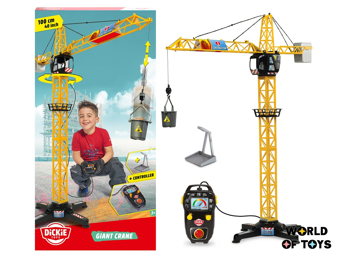 Баштовий кран Dickie Toys на дистанційному керуванні 100см (3462411)
